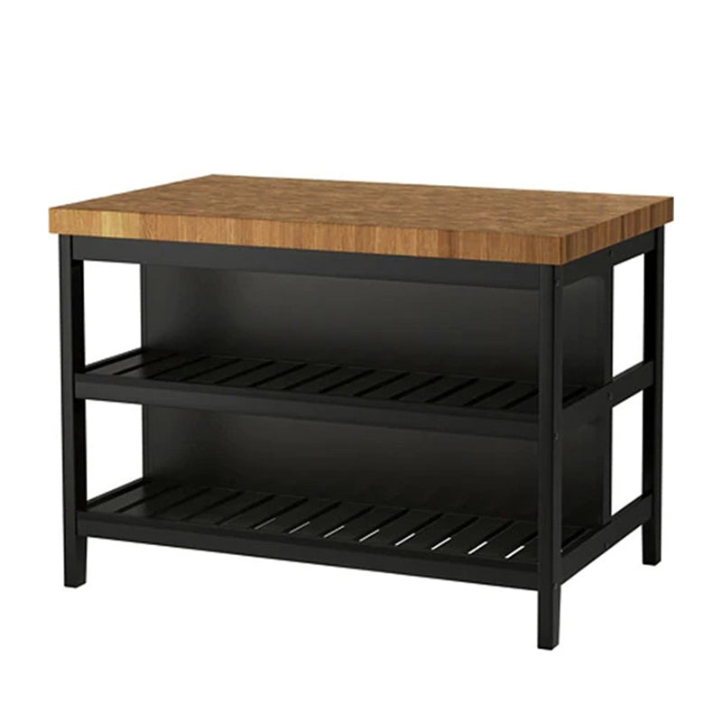 工業用キッチンアイランドテーブルメタル長方形のキッチンアイランドテーブル