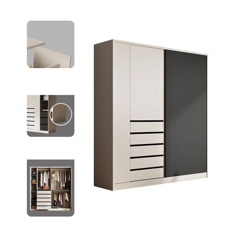 Manufactured Wood Storage Cabinet Contemporary Cabinet with Drawers