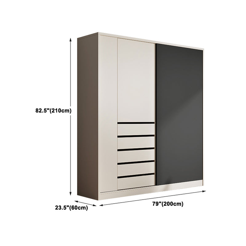 Manufactured Wood Storage Cabinet Contemporary Cabinet with Drawers