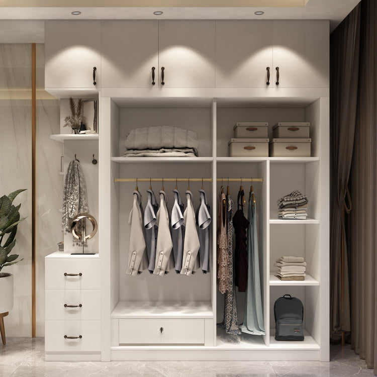 Zeitgenössischer Schrank mit Schiebetürentechnik Holz Beige Aufbewahrungsschrank