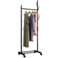 Black and White Steel Armoire Modern Style Cabinet with Clothing Rod Clearhalo 'Armoires & Wardrobes' 'armoires_wardrobes' 'Bedroom Furniture' 'furn' 'furn_armoires_wardrobes' 'Furniture' 5372804