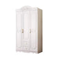 White Colour Wooden Wardrobe 2-Drawer Soft Close Door Wardrobe Closet 47"L x 20"W x 79"H Clearhalo 'Armoires & Wardrobes' 'armoires_wardrobes' 'Bedroom Furniture' 'furn' 'furn_armoires_wardrobes' 'Furniture' 5372827