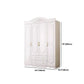 White Colour Wooden Wardrobe 2-Drawer Soft Close Door Wardrobe Closet Clearhalo 'Armoires & Wardrobes' 'armoires_wardrobes' 'Bedroom Furniture' 'furn' 'furn_armoires_wardrobes' 'Furniture' 5372842