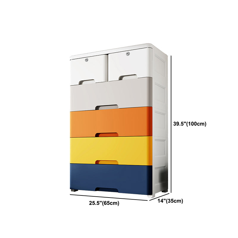 Kleiderschrank im zeitgenössischen Stil Kunststoff Schlafzimmer Kleiderschrank mit Schubladen