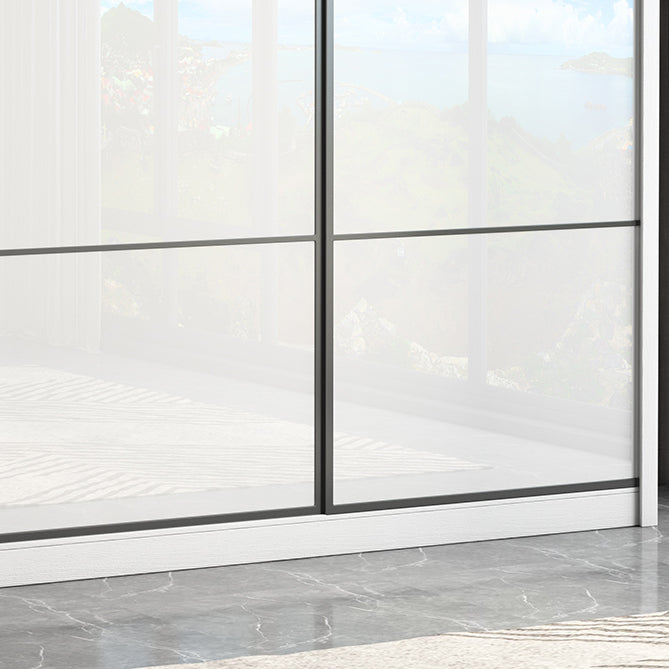 Weißer Holzgarderobe Schrank für zeitgenössische Lagerschrank