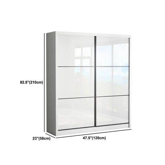 Armadio per armadio per armadio in legno ingegnerizzato bianco