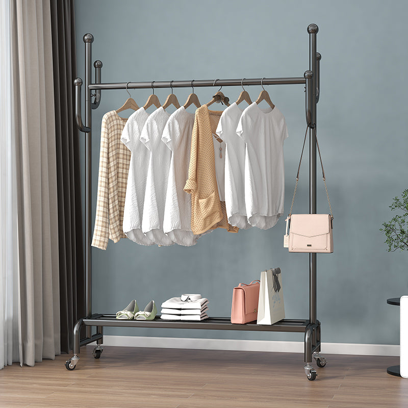 Metal Iron Open Armoire Contemporary Style Armoire with Clothing Rod Clearhalo 'Armoires & Wardrobes' 'armoires_wardrobes' 'Bedroom Furniture' 'furn' 'furn_armoires_wardrobes' 'Furniture' 5373049