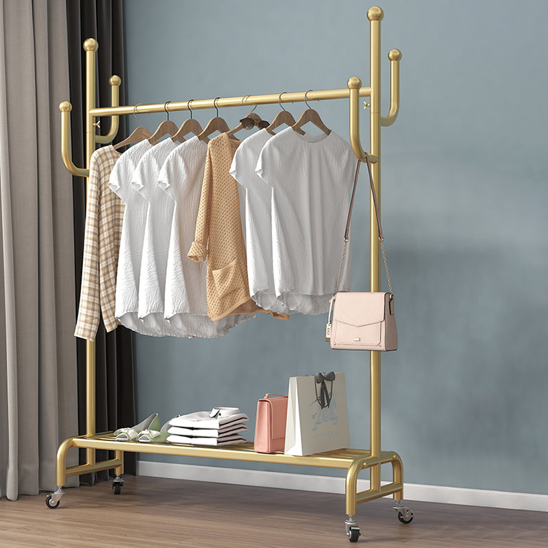 Metal Iron Open Armoire Contemporary Style Armoire with Clothing Rod Clearhalo 'Armoires & Wardrobes' 'armoires_wardrobes' 'Bedroom Furniture' 'furn' 'furn_armoires_wardrobes' 'Furniture' 5373053