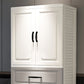 Contemporary Style Wardrobe Plastic Bedroom Wardrobe Closet With Drawer