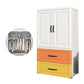 Contemporary Style Wardrobe Plastic Bedroom Wardrobe Closet With Drawer