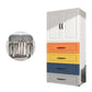 Contemporary Style Wardrobe Plastic Bedroom Wardrobe Closet With Drawer
