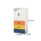 Contemporary Style Wardrobe Plastic Bedroom Wardrobe Closet With Drawer