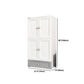 Contemporary Style Wardrobe Plastic Bedroom Wardrobe Closet With Drawer