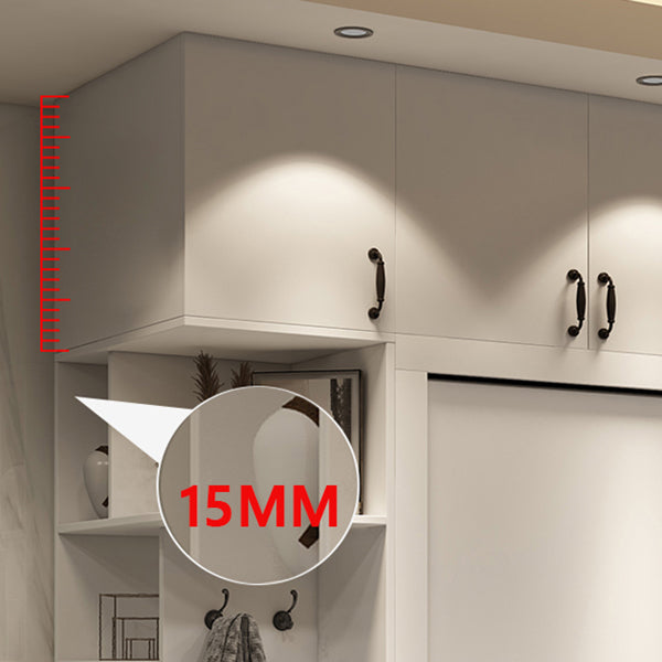 Kleiderschrank der zeitgenössischen Style weiße Farbe Holzkleiderschrank mit Schublade