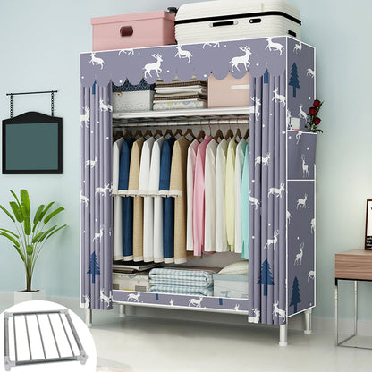 Stalen frame garderobe armoire eigentijdse garderobe kast voor slaapkamer