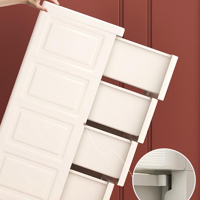 Zeitgenössischer Stil nicht hangender Armoire-Plastikschrank mit Schubladen