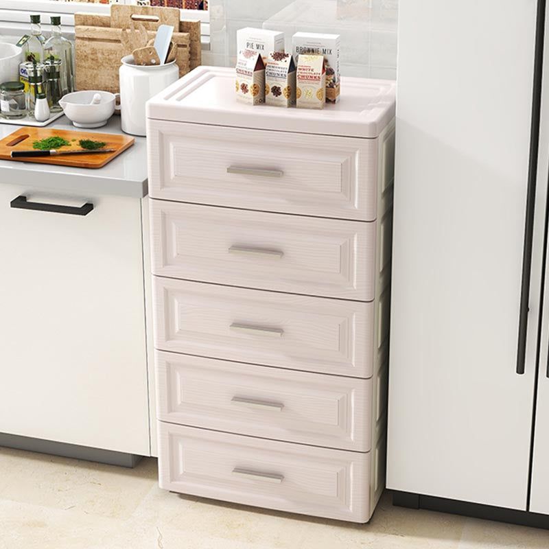 Zeitgenössischer Stil nicht hangender Armoire-Plastikschrank mit Schubladen