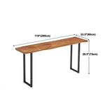 Modern Rectangle Solid Wood Bar Table Set 1/2/4/5/9 Pieces Counter Table with Stools Clearhalo 'Bar Furniture' 'furn' 'furn_home_bar_bar_sets' 'Furniture' 'Home Bars & Bar Sets' 'home_bar_bar_sets' 'Kitchen & Dining Furniture' 5373376