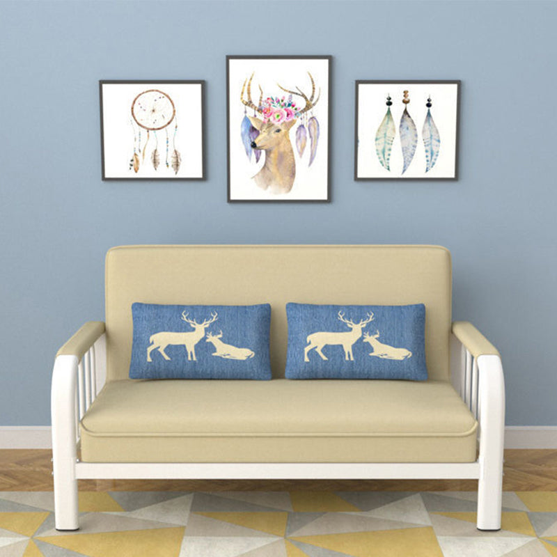 Sofá cuadrado contemporáneo Sofá convertible, 51.18 "L x 24.80" W x 33.46 "H