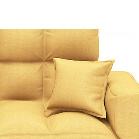 Linen Blend Contemporary Square Sofa Convertible Sofa, 45.66" L X 17.71" W X 25.98" H Clearhalo 'furn' 'furn_sofas' 'Furniture' 'Living Room Furniture' 'Sofa' 'sofas' 5373444