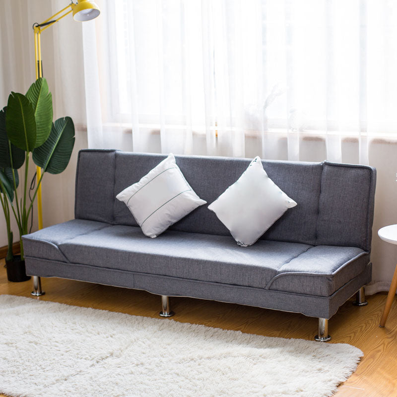 Mélange de coton moderne et velours convertibles du dos du dos sans bras