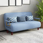 Contemporary Linen Sofa Bed with Pillow Back for Apartment and Bonus Room