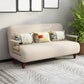Contemporary Linen Sofa Bed with Pillow Back for Apartment and Bonus Room