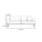 Stationary 2-seater Living Room Tuxedo Arm Standard Cushions Settee
