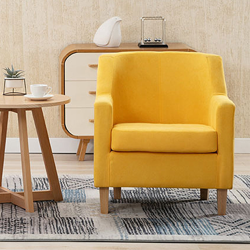 Chaise de bras synthétique 27,55 "L x 24,40" W x 31,49 "H fauteuil accent pour le salon