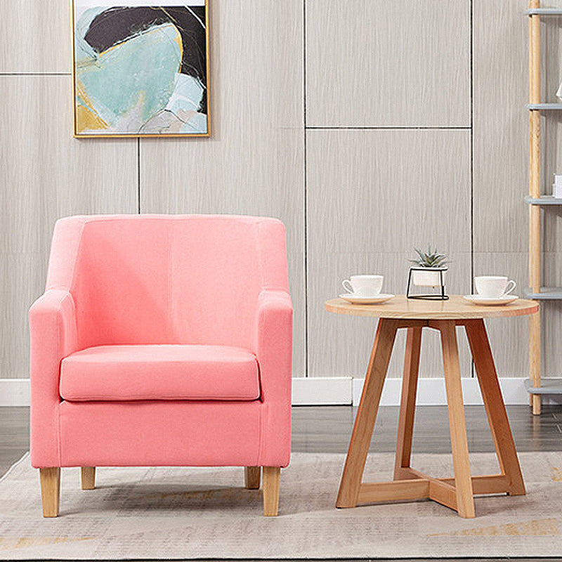 Chaise de bras synthétique 27,55 "L x 24,40" W x 31,49 "H fauteuil accent pour le salon