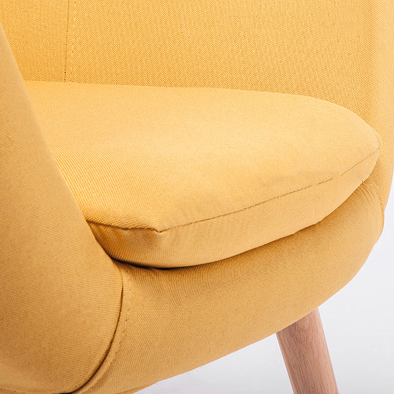 Linnen accent fauteuil 29.13 "l x 26.77" w x 21.25 "h Flaarm laaide armen wapenstoel