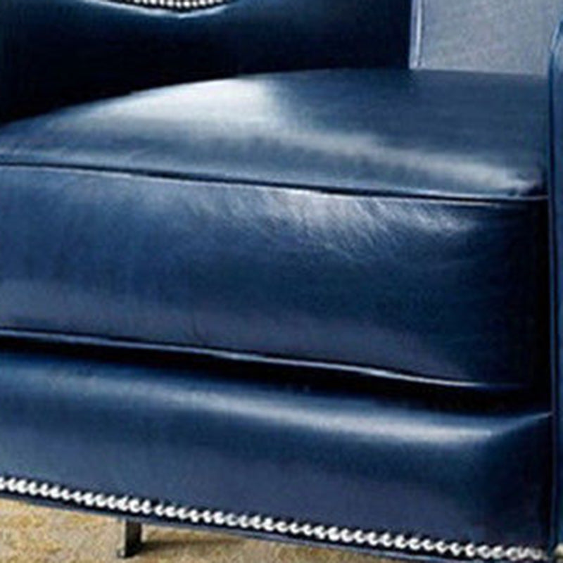 Chaise en cuir fausse31.4 "L x 33,4W x 43,3" H VAISE DE COURCHAI pour le salon