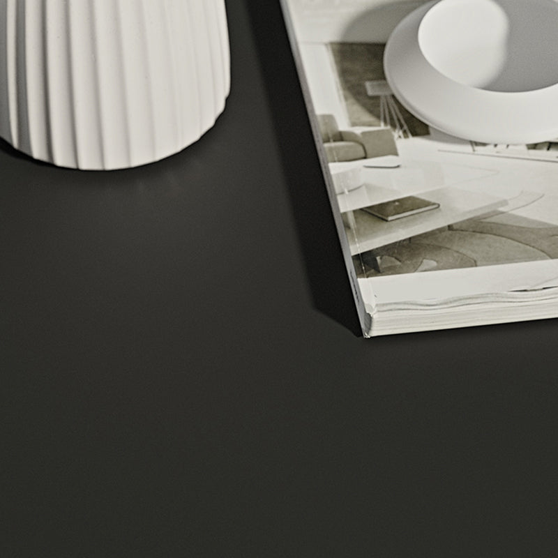 15.7 "/18.5"背の高い鉄の台座白 /黒い丸いコーヒーテーブル