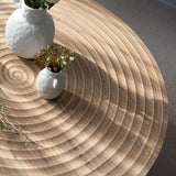 Round Wooden Coffee Table North European 3 Legs Coffee Table Clearhalo 'Coffee & Accent Tables' 'Coffee Tables' 'coffee_tables' 'furn' 'furn_coffee_tables' 'Furniture' 'Living Room Furniture' 5374299