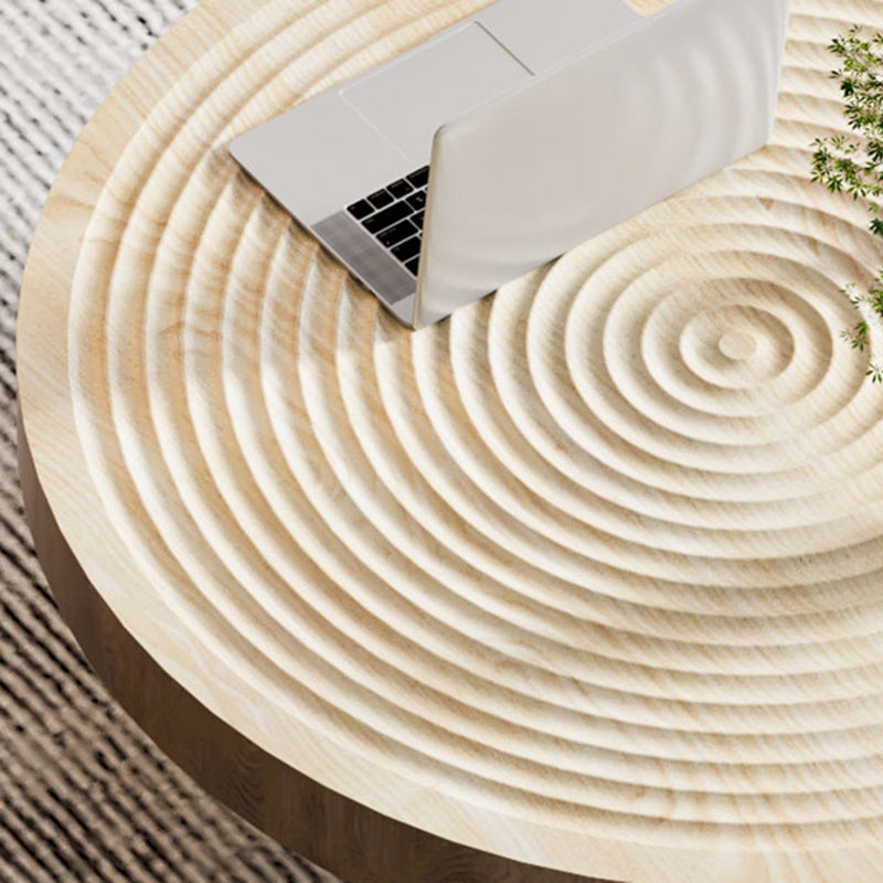 Round Wooden Coffee Table North European 3 Legs Coffee Table Clearhalo 'Coffee & Accent Tables' 'Coffee Tables' 'coffee_tables' 'furn' 'furn_coffee_tables' 'Furniture' 'Living Room Furniture' 5374302