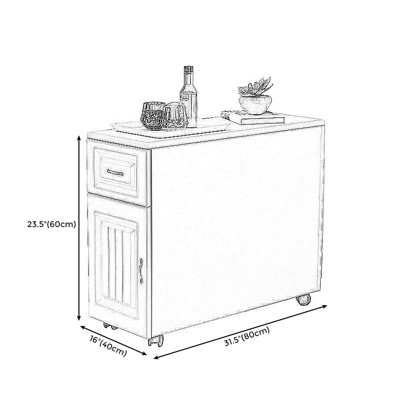 Contemporary Rectangular End Table Removanle Wood Sofa Side Table with Storage Clearhalo 'Coffee & Accent Tables' 'End & Side Tables' 'end_side_tables' 'furn' 'furn_end_side_tables' 'Furniture' 'Living Room Furniture' 5374449