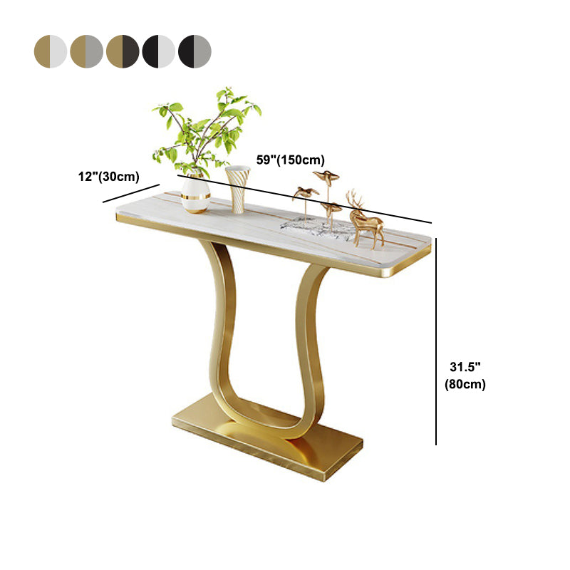 Tavolo da coprone da 31,5 "H con tavolo console di base per piedistallo per il corridoio