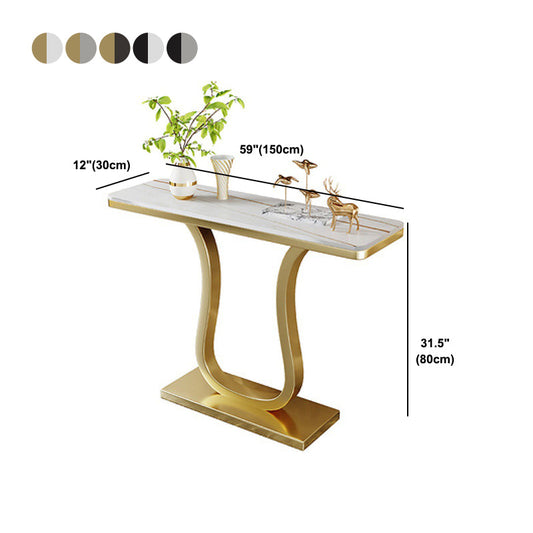 Tavolo da coprone da 31,5 "H con tavolo console di base per piedistallo per il corridoio