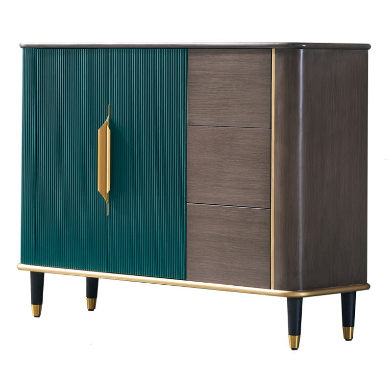 35.43 "H PARABLE PARABLE SERVER DE COMINACIÓN Glam con 3 cajones para la cocina y la sala de estar