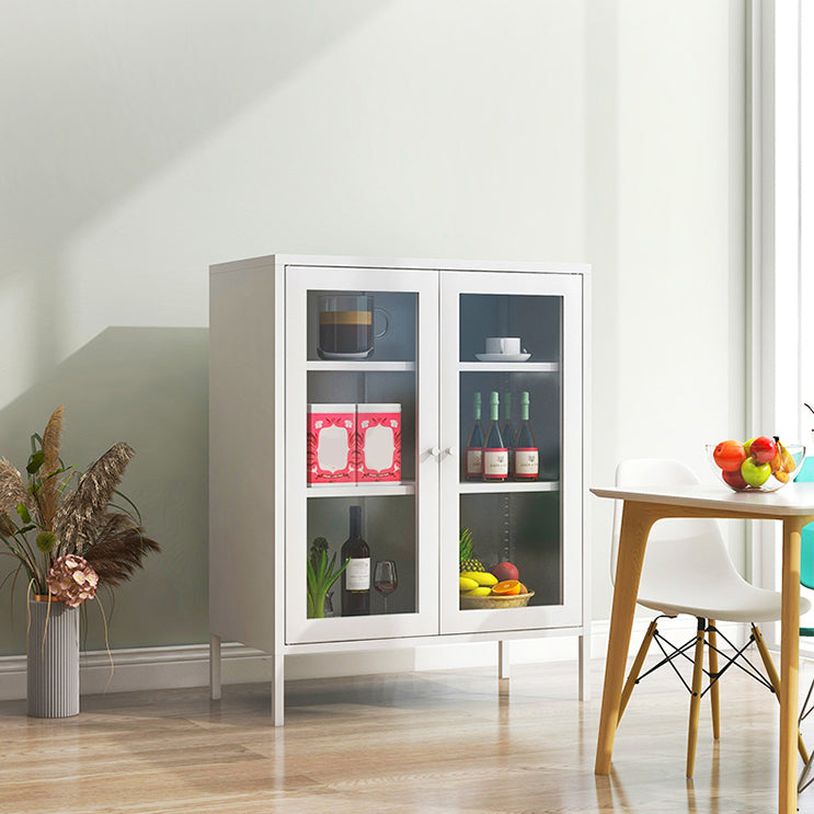 Server porta da pranzo contemporaneo Server metallico per soggiorno