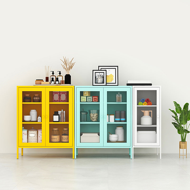 Server porta da pranzo contemporaneo Server metallico per soggiorno