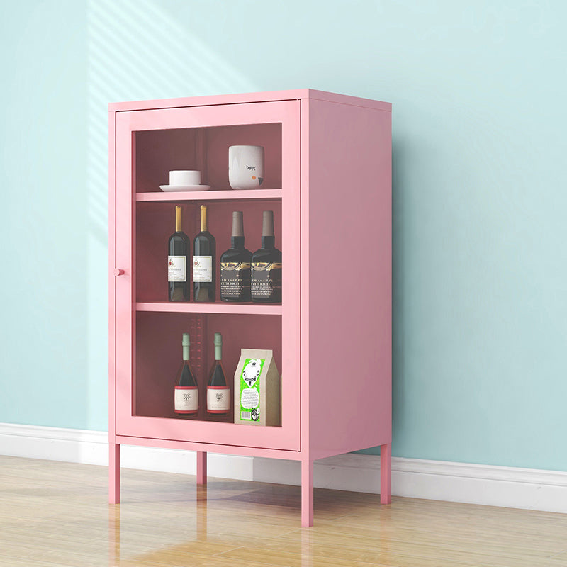 Server porta da pranzo contemporaneo Server metallico per soggiorno