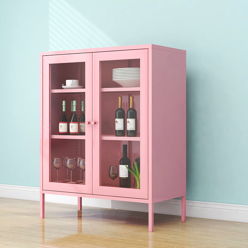 Server porta da pranzo contemporaneo Server metallico per soggiorno