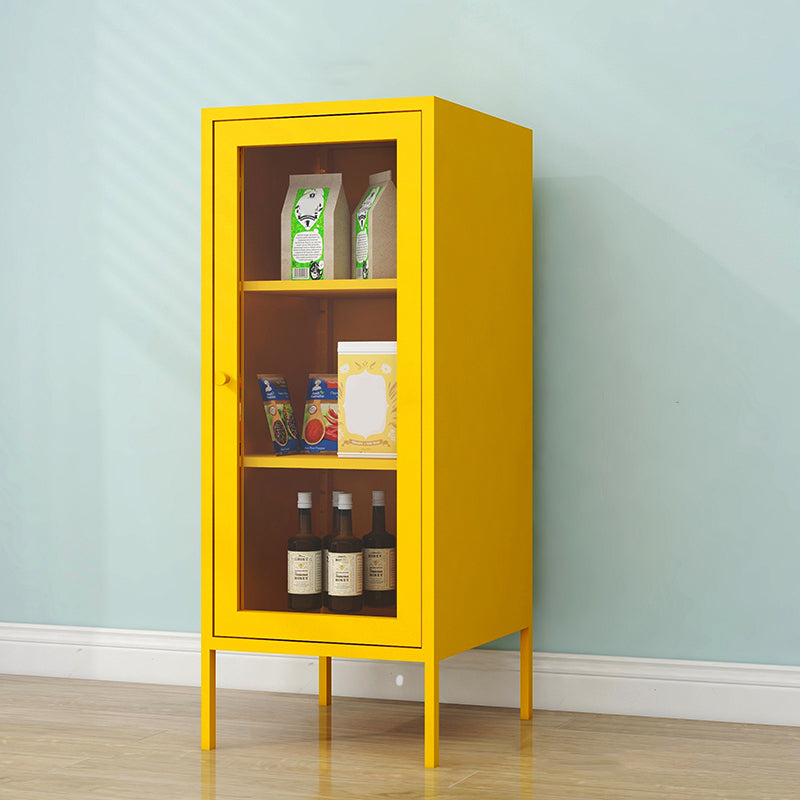 Server porta da pranzo contemporaneo Server metallico per soggiorno