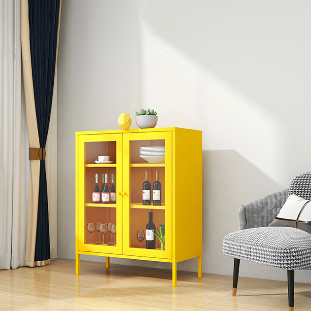 Server porta da pranzo contemporaneo Server metallico per soggiorno