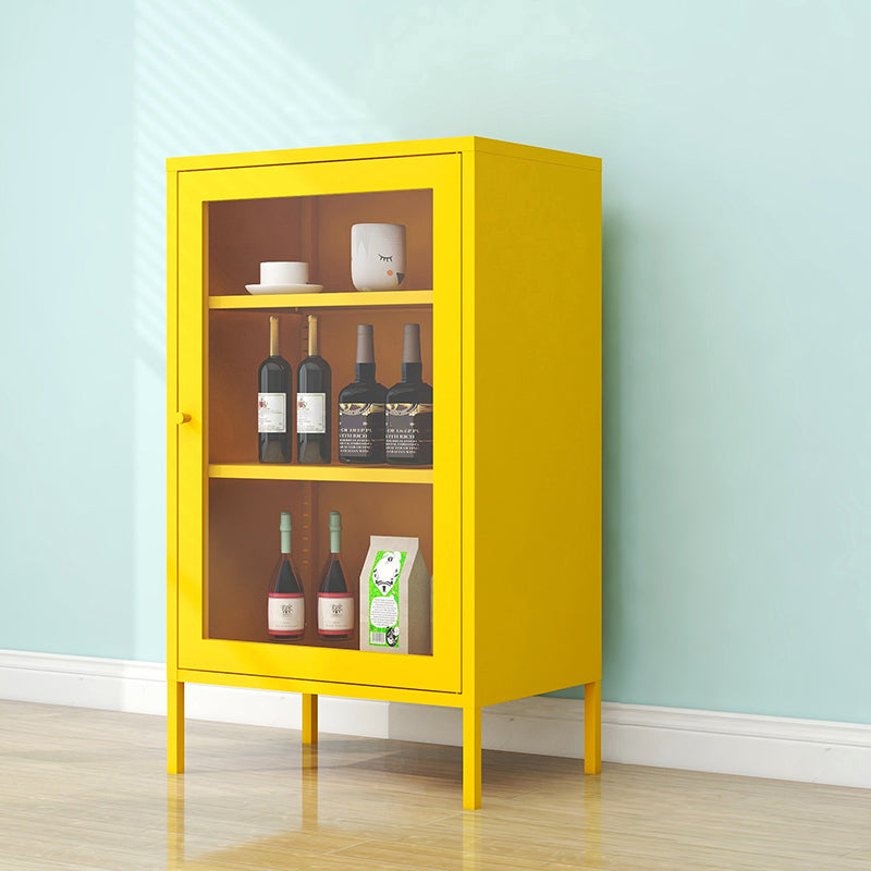 Server porta da pranzo contemporaneo Server metallico per soggiorno