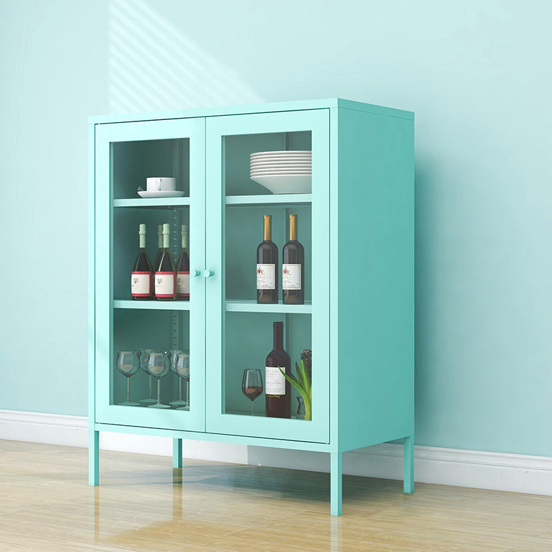 Server porta da pranzo contemporaneo Server metallico per soggiorno