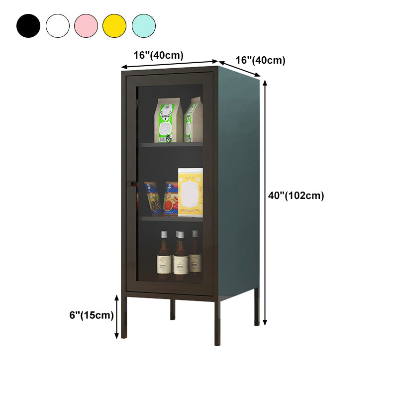 Server porta da pranzo contemporaneo Server metallico per soggiorno