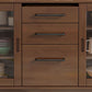 Rubber Wood Dining Server Contemporary Living Room Sideboard with Door Clearhalo 'buffet_sideboard' 'Buffets & Sideboards' 'furn' 'furn_buffet_sideboard' 'Furniture' 'Kitchen & Dining Furniture' 5379163