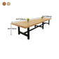 Solid Wood Rectangular Meeting Table Home Office Industrial Working Desk